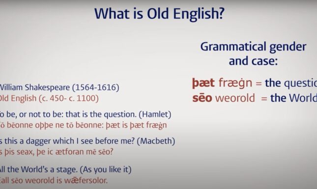 LTB Blog1 Img1 Old English is not Shakespeares English